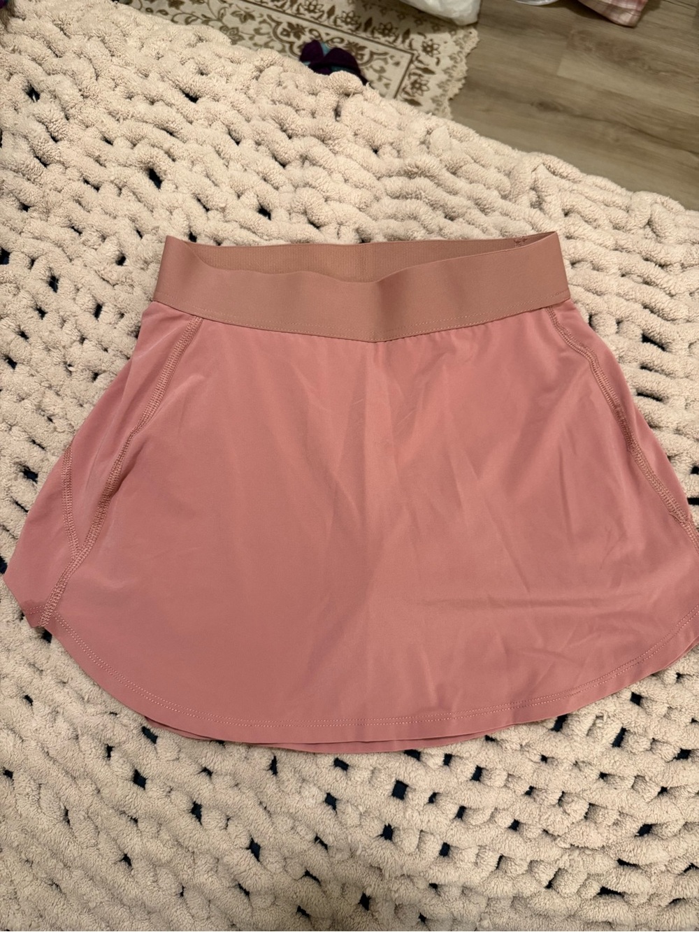 TnAction Aritzia TnaMOVE Micro Tennis Rally Skirt Skort Womens XS Mauve Tennis